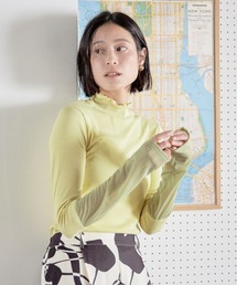 LOWRYS FARM | チュールキリカエハイネックロングスリーブ　184850(ニット/セーター)