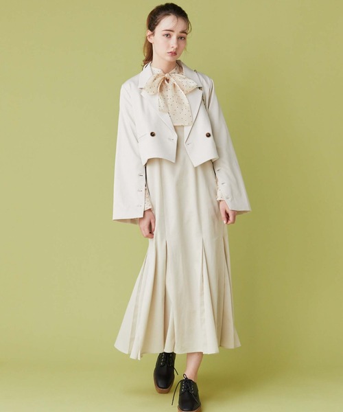 archives（アルシーヴ）の「フロッキードット２ＷＡＹボータイブラウス（シャツ/ブラウス・レディース・グレー/ブラック/アイボリー・MEDIUM）」の6枚目の写真