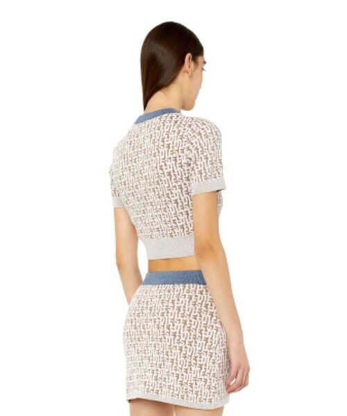 DIESEL（ディーゼル）の「レディース ニット 半袖カーディガン