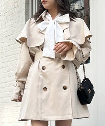 INGNI | ケープ付ミディ丈トレンチコート/B(トレンチコート)