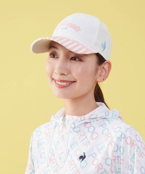 le coq sportif GOLF（ルコックスポルティフゴルフ）の「ion”e”airキャップ イオニア レディース ゴルフウエア
