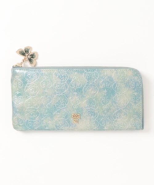 ANNA SUI（アナスイ）の「ローズハート Lファスナー薄マチ長財布（財布 