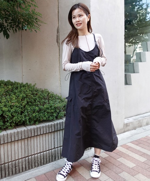 CORNERS（コーナーズ）の「ミリタリーキャミワンピ（ワンピース・レディース・アイボリー/ブラック/カーキ・M）」の12枚目の写真