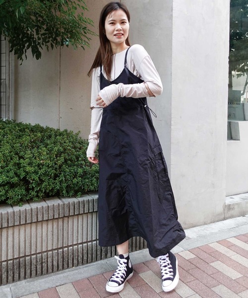 CORNERS（コーナーズ）の「ミリタリーキャミワンピ（ワンピース・レディース・アイボリー/ブラック/カーキ・M）」の13枚目の写真