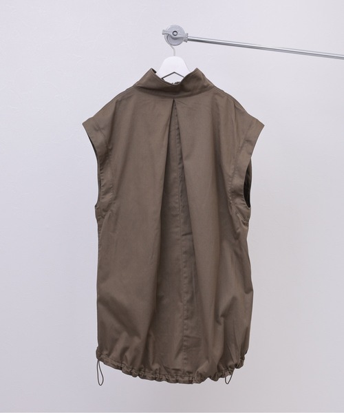 ap retro（アプレトロ）の「2WAYミリタリージャケット/ベスト モッズコート（ミリタリージャケット・レディース・アイボリー/カーキ/ブラック/グリーン系その他・FREE）」の15枚目の写真