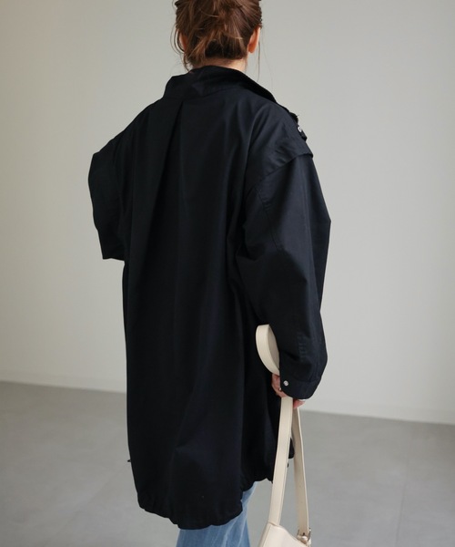 【極美品】レキサミ　コットンフード脱着式2WAY薄手ミリタリージャケット SUMMER WASHABLE WOOL | FABRIC TOKYO | オーダースーツのFABRIC