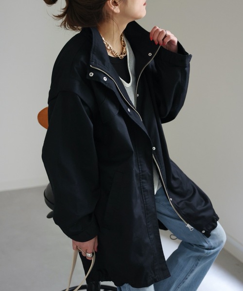 ap retro（アプレトロ）の「2WAYミリタリージャケット/ベスト モッズコート（ミリタリージャケット・レディース・アイボリー/カーキ/ブラック/グリーン系その他・FREE）」の21枚目の写真