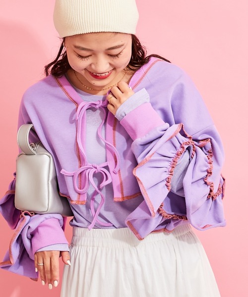 サンローランパリ モヘア混 ニットカーディガン ゼブラ柄 長袖 ピンク ブラック サンローランパリ モヘア混 ニットカーディガン ゼブラ柄 長袖 ピンク