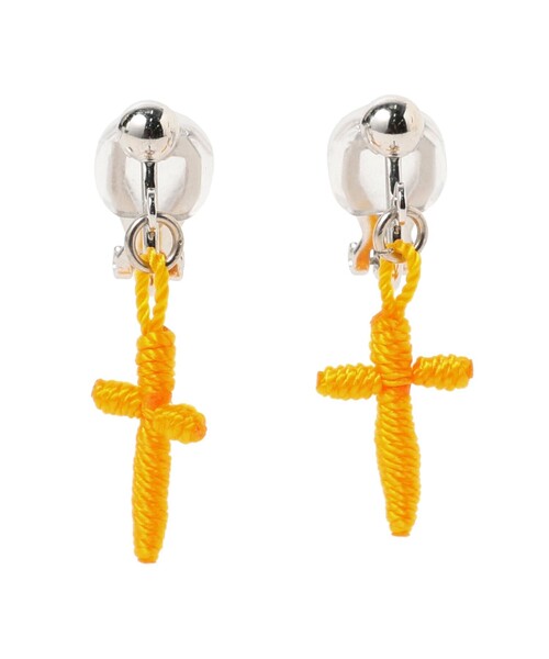 BEAMS BOY(ビームスボーイ)の「OJO DE MEX × BEAMS BOY / 別注 クロス イヤリング(イヤリング・レディース・ブラック/ピンク/イエロー/ブルー・ONE SIZE)」の3枚目の写真