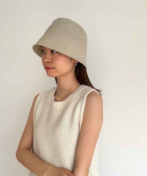 CANAL JEAN（キャナルジーン）の「El mar　シンプルバケットハット（ハット・レディース・ブラック/ベージュ・ONE SIZE）」の7枚目の写真