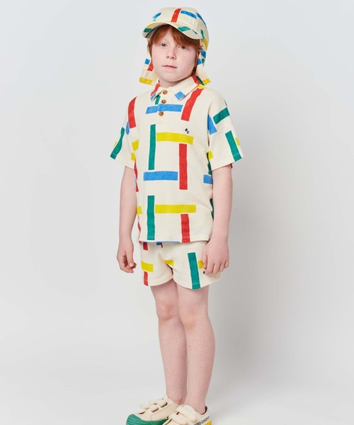 BOBO CHOSES(ボボショーズ)の「Multicolor Beacons shorts(その他パンツ・キッズ・アイボリー・8-9y/2-3Y/6-7y/4-5Y/10-11y)」の1枚目の写真