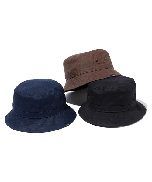 XLARGE(エクストララージ)の「LINEN HAT(ハット・メンズ・ブラック/ネイビー/ブラウン・L/M)」の4枚目の写真
