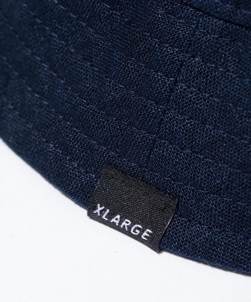 XLARGE(エクストララージ)の「LINEN HAT(ハット・メンズ・ブラック/ネイビー/ブラウン・L/M)」の5枚目の写真
