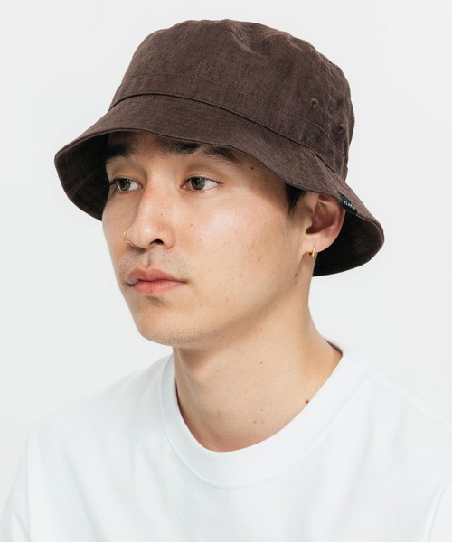 XLARGE(エクストララージ)の「LINEN HAT(ハット・メンズ・ブラック/ネイビー/ブラウン・L/M)」の7枚目の写真