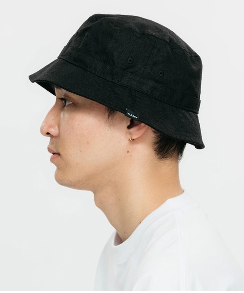 XLARGE(エクストララージ)の「LINEN HAT(ハット・メンズ・ブラック/ネイビー/ブラウン・L/M)」の9枚目の写真