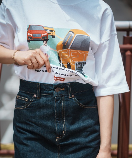 Leyline(レイライン)の「【Leyline】street smith tee(Tシャツ/カットソー・メンズ・ホワイト・MEDIUM/LARGE/X-LARGE)」の9枚目の写真