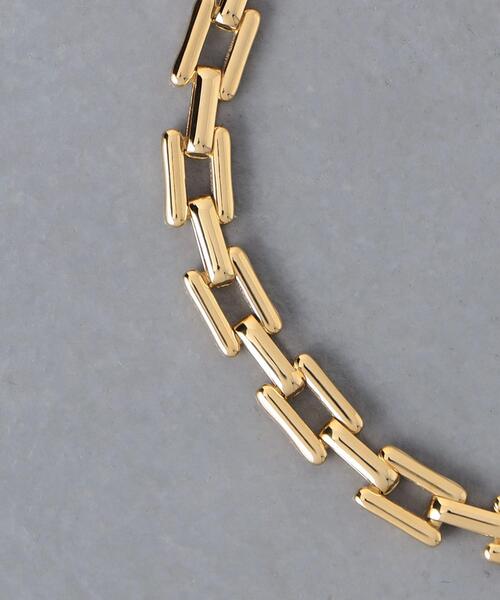 UNITED ARROWS（ユナイテッドアローズ）の「REC チェーン ネックレス（ネックレス・レディース・シルバー/ゴールド・FREE）」の4枚目の写真