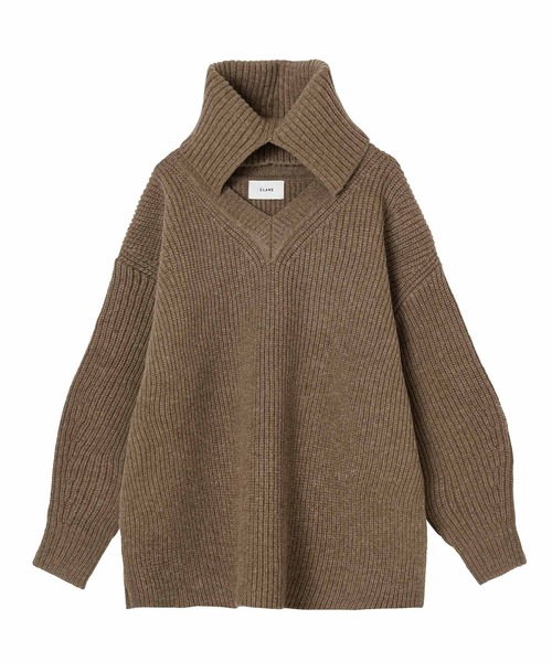 CLANE（クラネ）の「CLANE 2WAY NECK WARMER KNIT TOPS 13106-2252