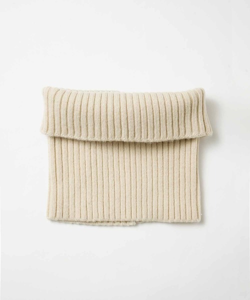 CLANE（クラネ）の「CLANE 2WAY NECK WARMER KNIT TOPS 13106-2252（ニット/セーター・レディース・ベージュ/オフホワイト・1）」の21枚目の写真