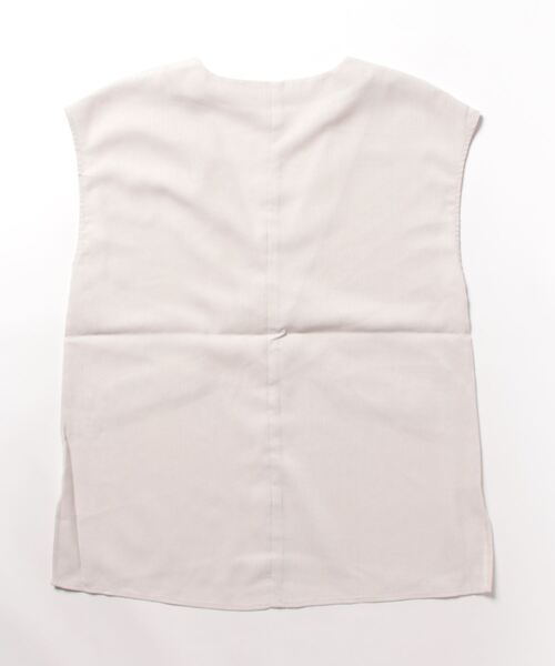 INED CLARO（イネドクラロ）の「リネンライクプルオーバーベスト（ベスト・レディース・ライトグリーン/グレー/チャコールグレー・フリー）」の4枚目の写真