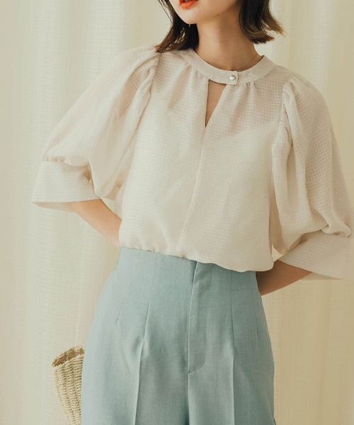 2WAYボリュームスリーブブラウス