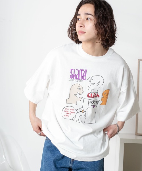 Mark Gonzales(マーク・ゴンザレス)の「★∴WEGO/別注マークゴンザレス グラフィックT(Tシャツ/カットソー・メンズ・その他3/その他2/その他1/その他4/その他6/その他5・LARGE/MEDIUM)」の3枚目の写真