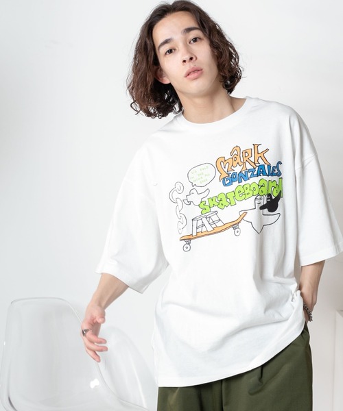 Mark Gonzales(マーク・ゴンザレス)の「★∴WEGO/別注マークゴンザレス グラフィックT(Tシャツ/カットソー・メンズ・その他3/その他2/その他1/その他4/その他6/その他5・LARGE/MEDIUM)」の4枚目の写真