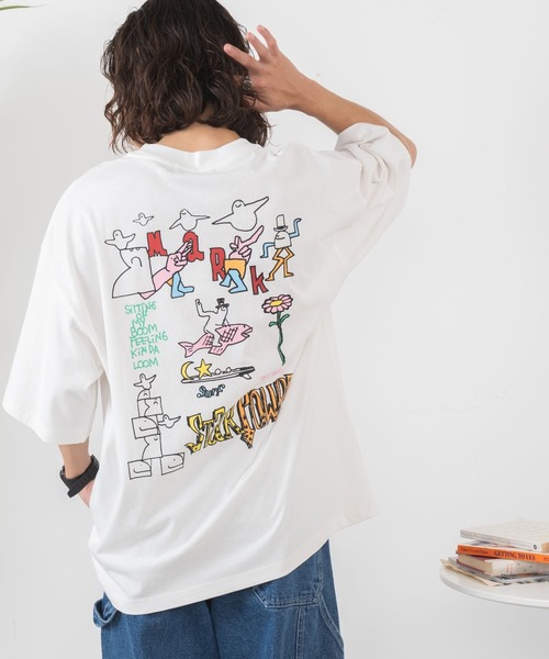 Mark Gonzales(マーク・ゴンザレス)の「★∴WEGO/別注マークゴンザレス グラフィックT(Tシャツ/カットソー・メンズ・その他3/その他2/その他1/その他4/その他6/その他5・LARGE/MEDIUM)」の5枚目の写真