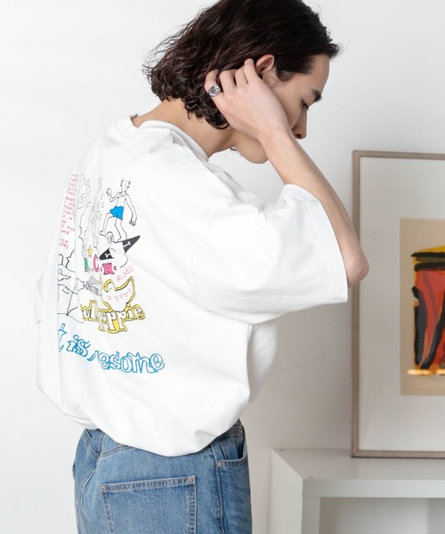 Mark Gonzales(マーク・ゴンザレス)の「★∴WEGO/別注マークゴンザレス グラフィックT(Tシャツ/カットソー・メンズ・その他3/その他2/その他1/その他4/その他6/その他5・LARGE/MEDIUM)」の16枚目の写真