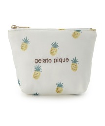 gelato pique（ジェラートピケ）の「フルーツ柄シフォンティッシュポーチ（ポーチ）」