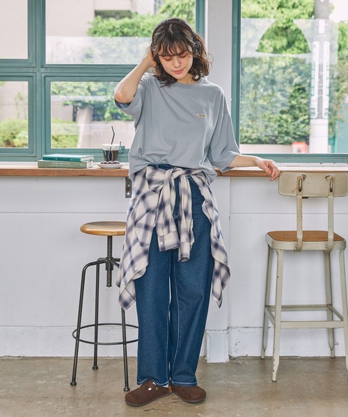 PENNEYS/ペニーズ 別注 THE FOX ロゴ ワッペン刺繍ワンポイント ルーズ