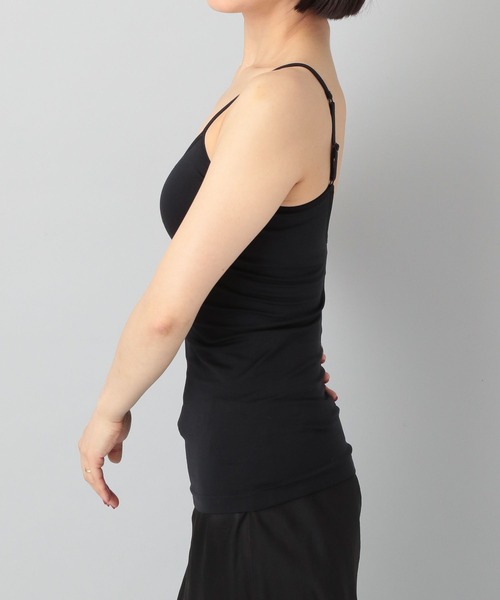 e/rm（イーアールエム）の「【e/rm・セレクト】cohan（コハン）シームレスブラキャミソール（ブラジャー・レディース・キャメル/ブラック・SMALL/MEDIUM）」の7枚目の写真