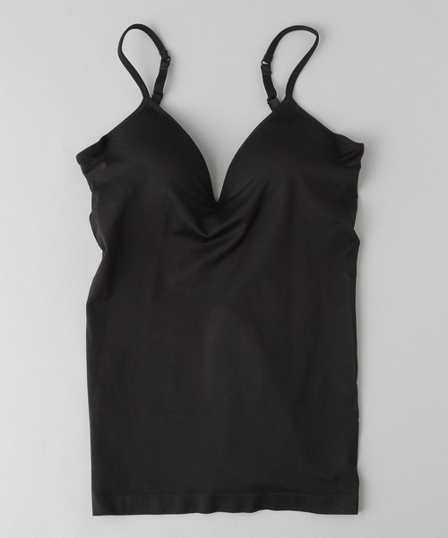 e/rm（イーアールエム）の「【e/rm・セレクト】cohan（コハン）シームレスブラキャミソール（ブラジャー・レディース・キャメル/ブラック・SMALL/MEDIUM）」の4枚目の写真