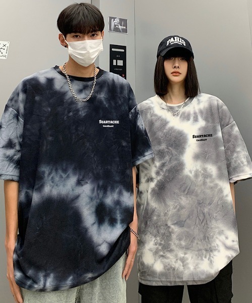 MGV(エムジーヴィー)の「タイダイワンポイントT(Tシャツ/カットソー・メンズ・ブラック/グレー・MEDIUM/X-LARGE/LARGE)」の7枚目の写真