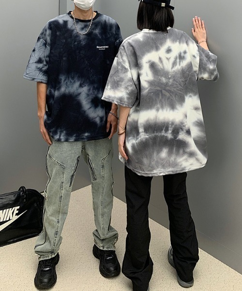 MGV(エムジーヴィー)の「タイダイワンポイントT(Tシャツ/カットソー・メンズ・ブラック/グレー・MEDIUM/X-LARGE/LARGE)」の12枚目の写真