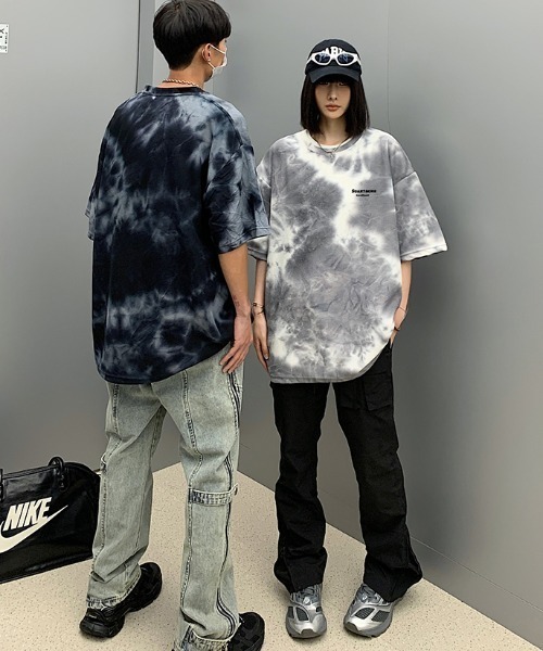 MGV(エムジーヴィー)の「タイダイワンポイントT(Tシャツ/カットソー・メンズ・ブラック/グレー・MEDIUM/X-LARGE/LARGE)」の13枚目の写真