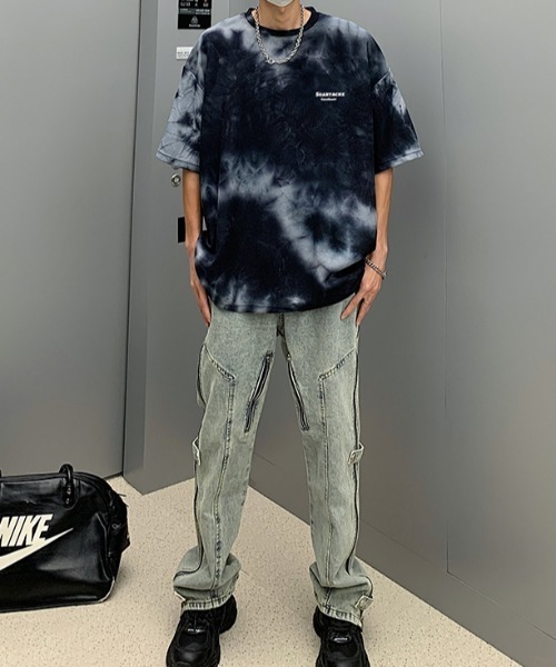 MGV(エムジーヴィー)の「タイダイワンポイントT(Tシャツ/カットソー・メンズ・ブラック/グレー・MEDIUM/X-LARGE/LARGE)」の15枚目の写真