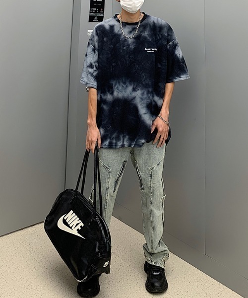 MGV(エムジーヴィー)の「タイダイワンポイントT(Tシャツ/カットソー・メンズ・ブラック/グレー・MEDIUM/X-LARGE/LARGE)」の16枚目の写真