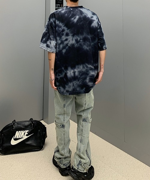 MGV(エムジーヴィー)の「タイダイワンポイントT(Tシャツ/カットソー・メンズ・ブラック/グレー・MEDIUM/X-LARGE/LARGE)」の17枚目の写真