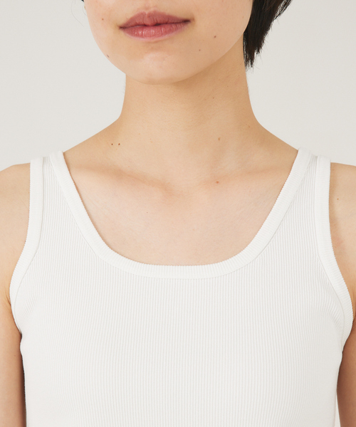 qualite（カリテ）の「ウォッシャブル2WAYタンクトップ（タンクトップ・レディース・ホワイト・フリー）」の5枚目の写真