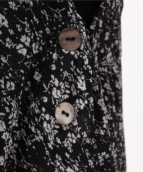 Kastane（カスタネ）の「【Kastane】柄シフォンマキシワンピース（ワンピース・レディース・ネイビー/ボルドー/ブラック・FREE）」の11枚目の写真