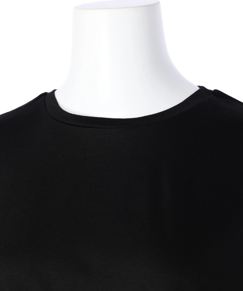 Mystrada(マイストラーダ)の「クルーネックカットソー(Tシャツ/カットソー・レディース・ブラック/ホワイト/グレイッシュベージュ/レッド系その他3・38)」の6枚目の写真