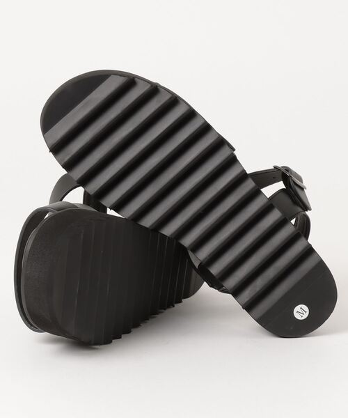 LOVEHUNTER(ラブハンター)の「LOVEHUNTER/+4.5cm 軽量厚底 シャークソールストラップサンダル(1959)(サンダル・メンズ・ブラック・L/M/LL)」の3枚目の写真