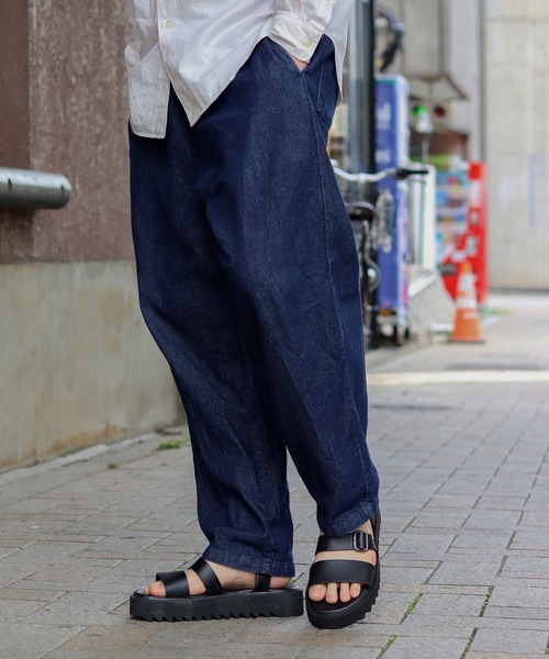 LOVEHUNTER(ラブハンター)の「LOVEHUNTER/+4.5cm 軽量厚底 シャークソールストラップサンダル(1959)(サンダル・メンズ・ブラック・L/M/LL)」の4枚目の写真