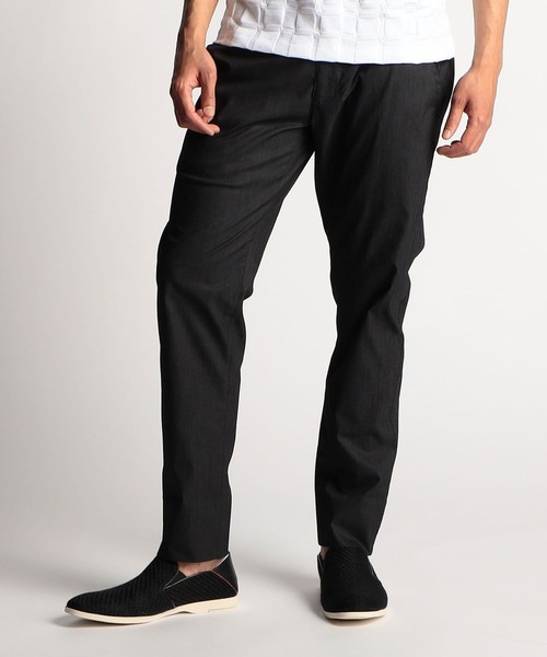 NICOLE CLUB FOR MEN（ニコルクラブフォーメン）の「ライトツイル　イージーチノパン（チノパンツ・メンズ・チャコール/オフホワイト/ピンク/ネイビー・MEDIUM/SMALL/LARGE/X-LARGE）」の3枚目の写真