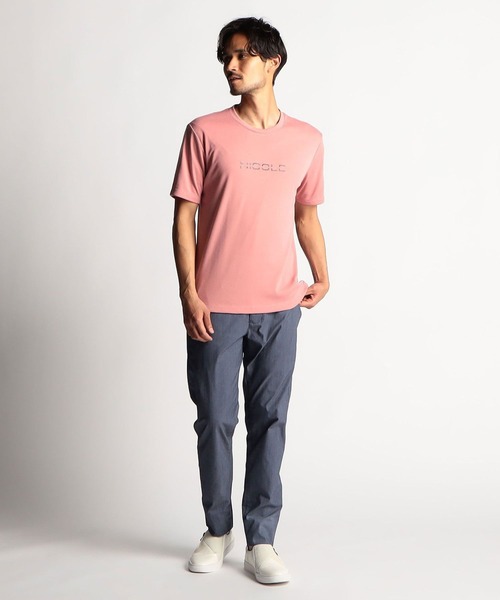 NICOLE CLUB FOR MEN（ニコルクラブフォーメン）の「ライトツイル　イージーチノパン（チノパンツ・メンズ・チャコール/オフホワイト/ピンク/ネイビー・MEDIUM/SMALL/LARGE/X-LARGE）」の8枚目の写真