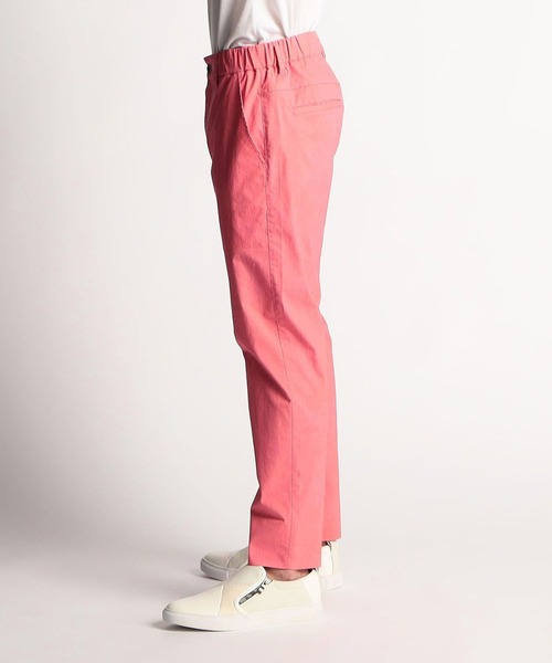 NICOLE CLUB FOR MEN（ニコルクラブフォーメン）の「ライトツイル　イージーチノパン（チノパンツ・メンズ・チャコール/オフホワイト/ピンク/ネイビー・MEDIUM/SMALL/LARGE/X-LARGE）」の10枚目の写真