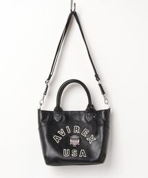 AVIREX | 《直営店限定》バーシティー レザー ミニ トートバッグ/VARSITY LEATHER MINI TOTE BAG/AVX5626(トートバッグ)