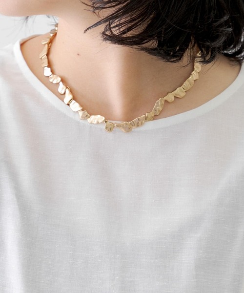 URBAN RESEARCH Sonny Label（アーバンリサーチサニーレーベル）の「ミックスシェイプチョーカー（チョーカー・レディース・ゴールド/シルバー・ONE）」の2枚目の写真