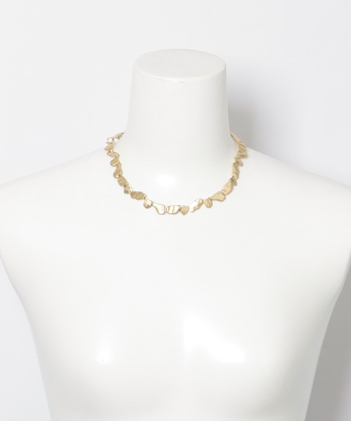 URBAN RESEARCH Sonny Label（アーバンリサーチサニーレーベル）の「ミックスシェイプチョーカー（チョーカー・レディース・ゴールド/シルバー・ONE）」の4枚目の写真